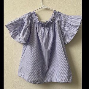 kate spade off the shoulder top